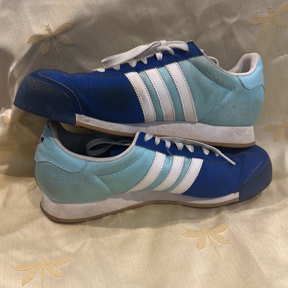 Adidas Samoa 2013 Blue / Turquoise / White Tennis / Athletic / Sneakers / Shoes. - Picture 6 of 11